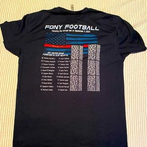 FDNY Football 9-11 20th Anniversary Tee L / 2XL